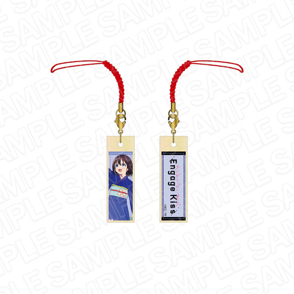 『Engage Kiss』木札ストラップ 緒方カンナ 晴着 ver.